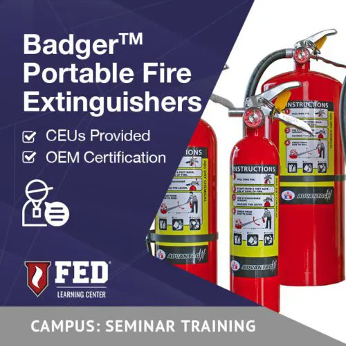 Badger™ Portable Fire Extinguishers | SEMINAR | 1/2 Day