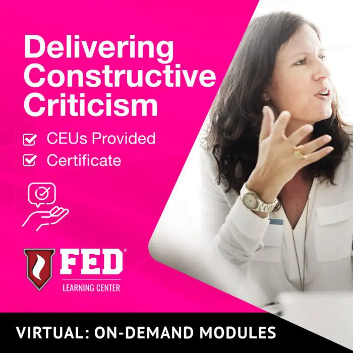 Professional Development I Delivering Constructive Criticism | ODM