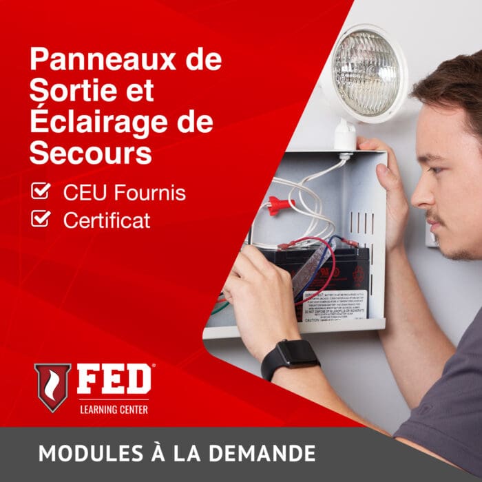 Panneaux de Sortie et Éclairage de Secours